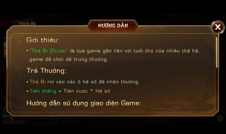 Hướng dẫn chơi game nhanh ZicZac Tại SunWin